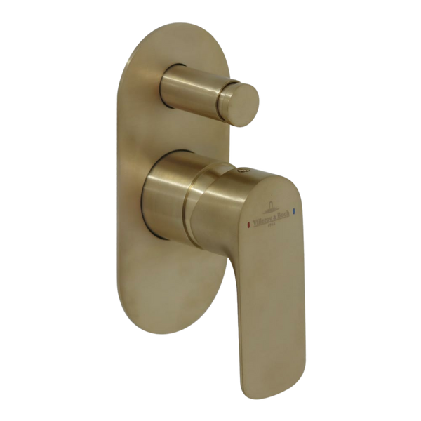 Villeroy & Boch O.Novo Diverter Mixer Brushed Gold