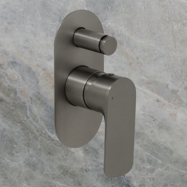 Villeroy & Boch O.Novo Diverter Mixer Gunmetal