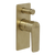 Villeroy & Boch O.Novo Style Rectangular Diverter Mixer Brushed Gold