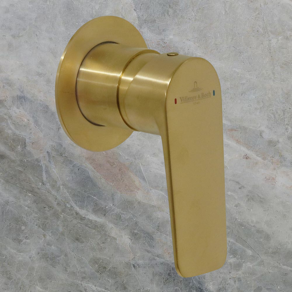 Villeroy & Boch O.Novo Style Shower Mixer Brushed Gold