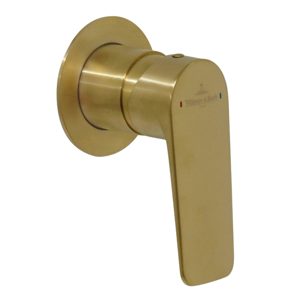 Villeroy & Boch O.Novo Style Shower Mixer Brushed Gold