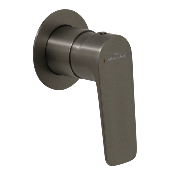 Villeroy & Boch O.Novo Style Shower Mixer Gunmetal
