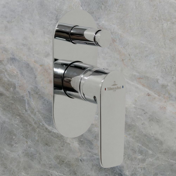 Villeroy & Boch O.Novo Style Diverter Mixer Chrome