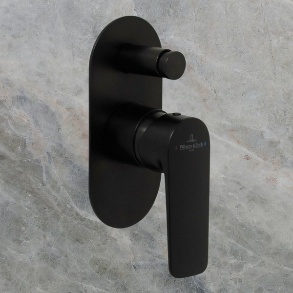 Villeroy & Boch O.Novo Style Diverter Mixer Matte Black