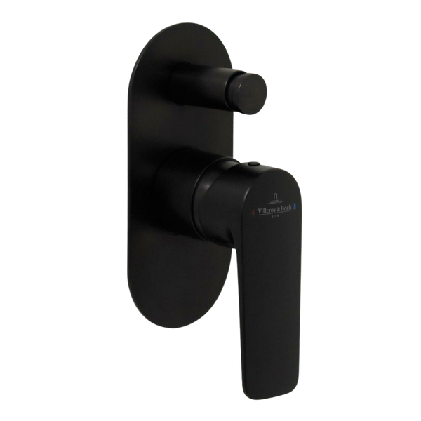 Villeroy & Boch O.Novo Style Diverter Mixer Matte Black