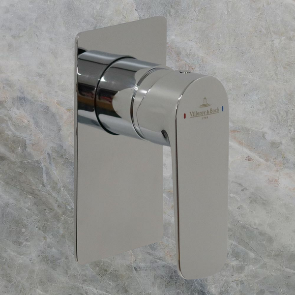 Villeroy & Boch O.Novo Style Rectangular Shower Mixer Chrome