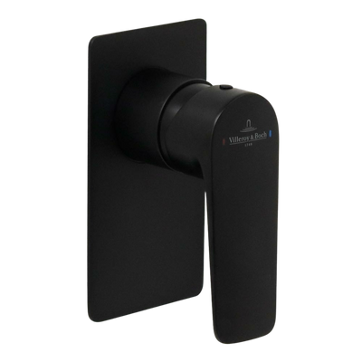 Villeroy & Boch O.Novo Style Rectangular Shower Mixer Matte Black