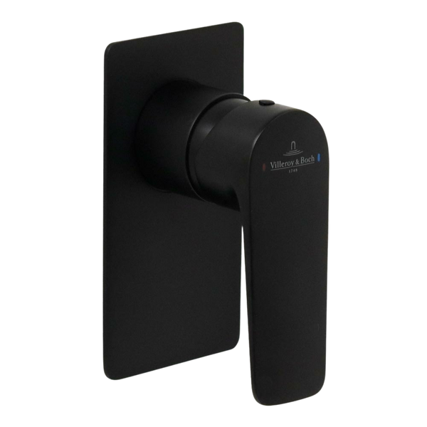 Villeroy & Boch O.Novo Style Rectangular Shower Mixer Matte Black