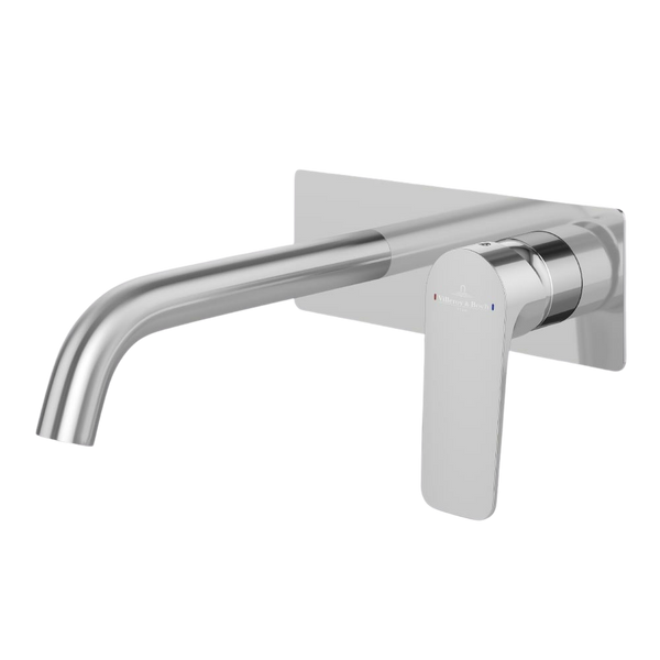 Villeroy & Boch O.Novo Style S Rectangular Wall Mounted Basin Mixer Chrome Lead Free