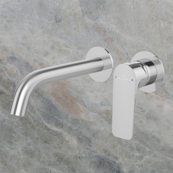 Villeroy & Boch O.Novo Style S Wall Mounted Basin Mixer Chrome Lead Free
