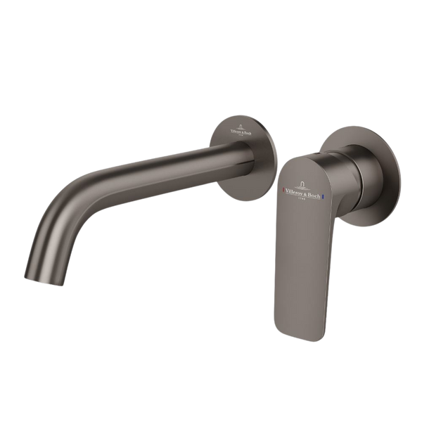 Villeroy & Boch O.Novo Style S Wall Mounted Basin Mixer Gunmetal Lead Free