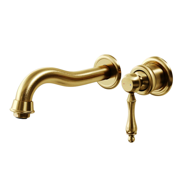 Villeroy & Boch Avia 2.0 Wall Mounted Basin Mixer Brushed Gold Lead Free