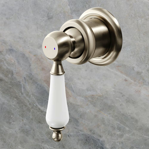 Villeroy & Boch Avia 2.0 Shower Mixer Ceramic Lever Brushed Nickel
