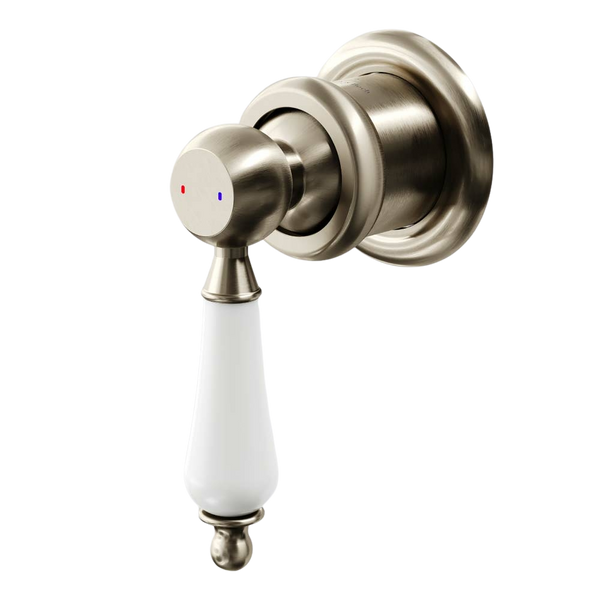 Villeroy & Boch Avia 2.0 Shower Mixer Ceramic Lever Brushed Nickel
