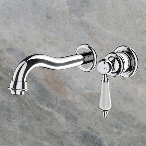 Villeroy & Boch Avia 2.0 Wall Mounted Basin Mixer Ceramic Lever Chrome Lead Free