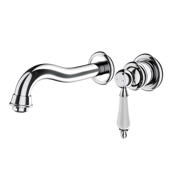 Villeroy & Boch Avia 2.0 Wall Mounted Basin Mixer Ceramic Lever Chrome Lead Free