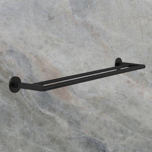 Villeroy & Boch Architectura 600mm Double Towel Rail Matte Black