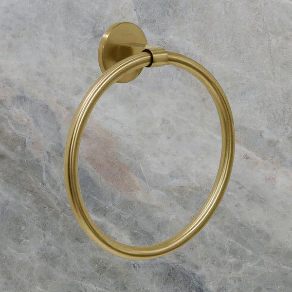 Villeroy & Boch Architectura Towel Ring Brushed Gold