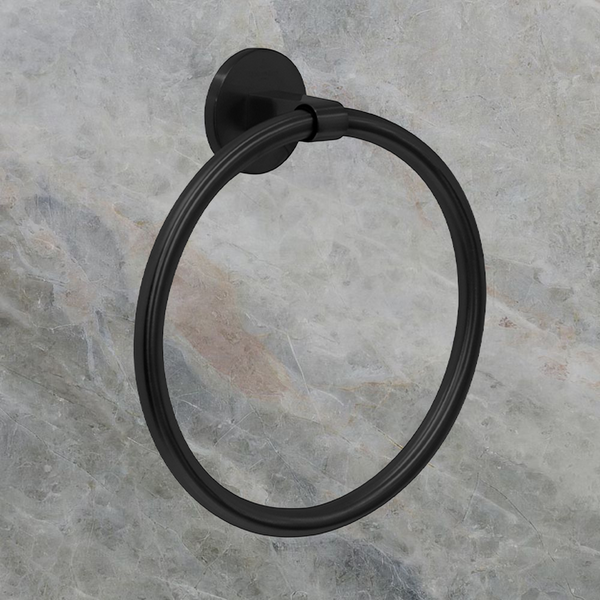 Villeroy & Boch Architectura Towel Ring Matte Black