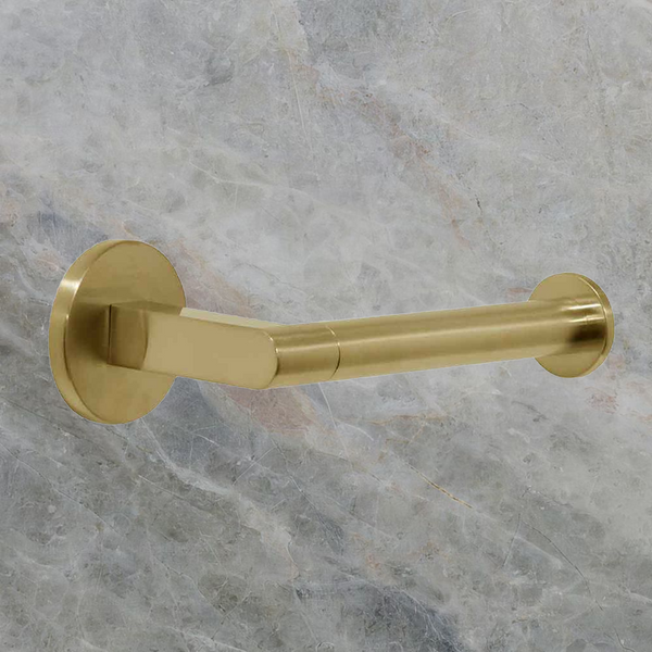 Villeroy & Boch Architectura Right Hand Facing Toilet Roll Holder Brushed Gold