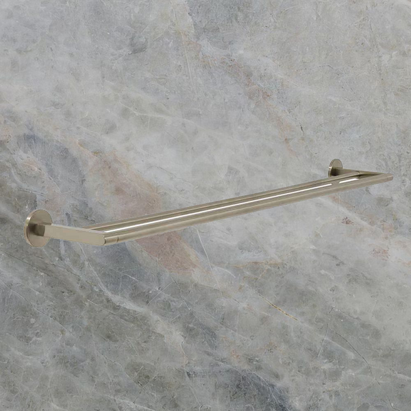 Villeroy & Boch Architectura 800mm Double Towel Rail Brushed Nickel