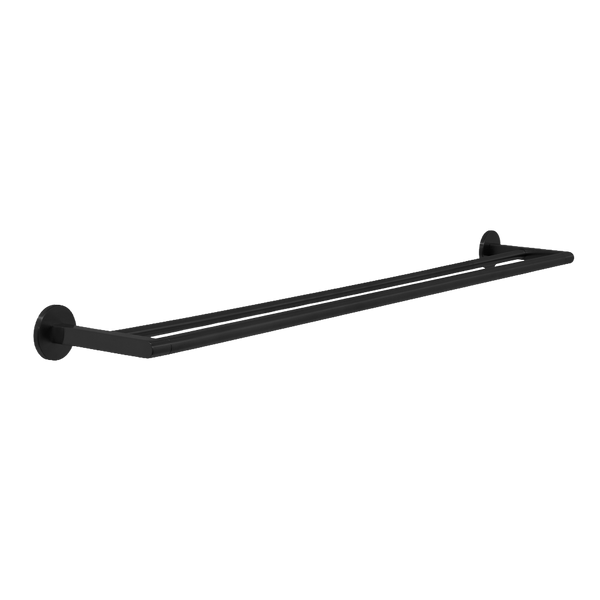 Villeroy & Boch Architectura 800mm Double Towel Rail Matte Black