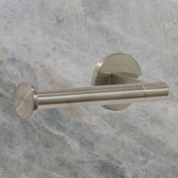 Villeroy & Boch Architectura Left Hand Facing Toilet Roll Holder Brushed Nickel