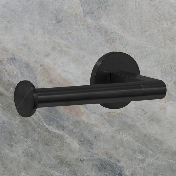 Villeroy & Boch Architectura Left Hand Facing Toilet Roll Holder Matte Black