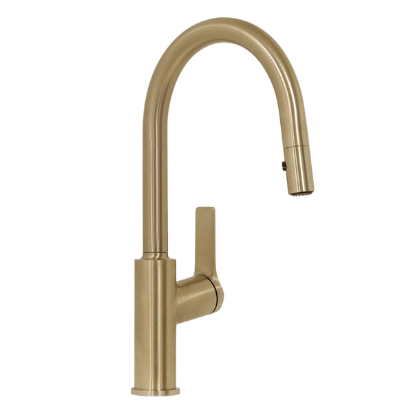 Villeroy & Boch Architectura Kitchen Mixer Pull Out Spray Brushed Gold