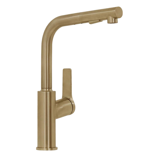 Villeroy & Boch Architectura S Kitchen Mixer Pull Out Spray Brushed Gold