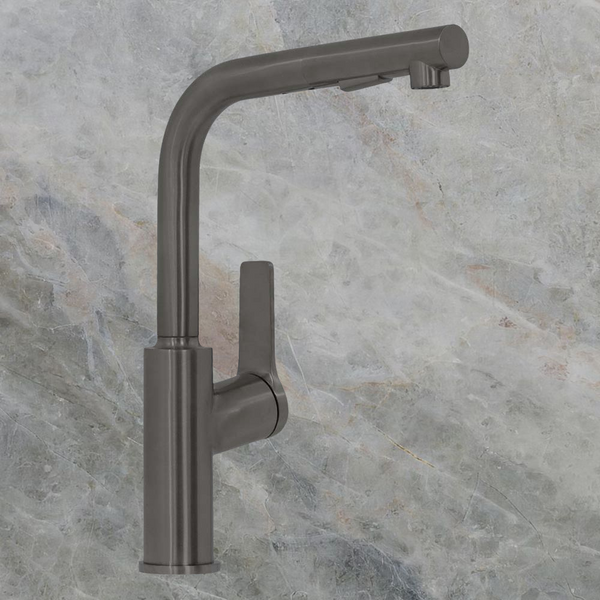 Villeroy & Boch Architectura S Kitchen Mixer Pull Out Spray Gunmetal