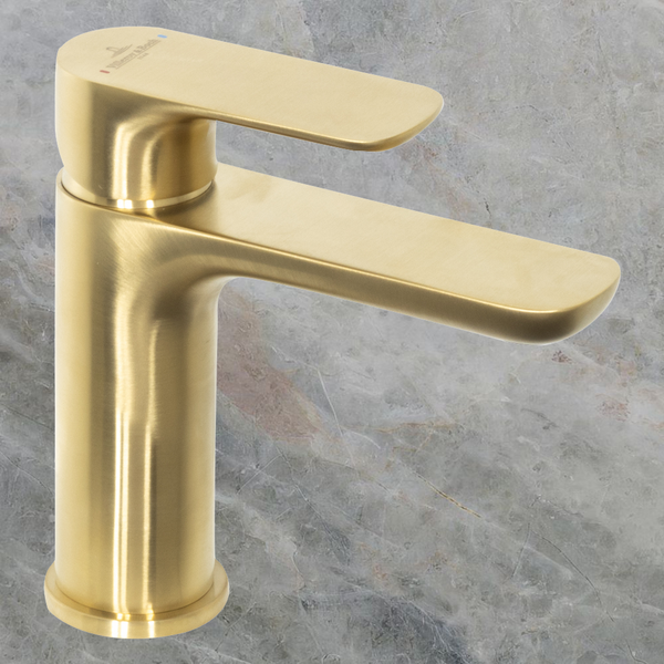 Villeroy & Boch O.Novo Basin Mixer Brushed Gold