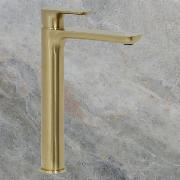 Villeroy & Boch O.Novo Vessel Basin Mixer Brushed Gold