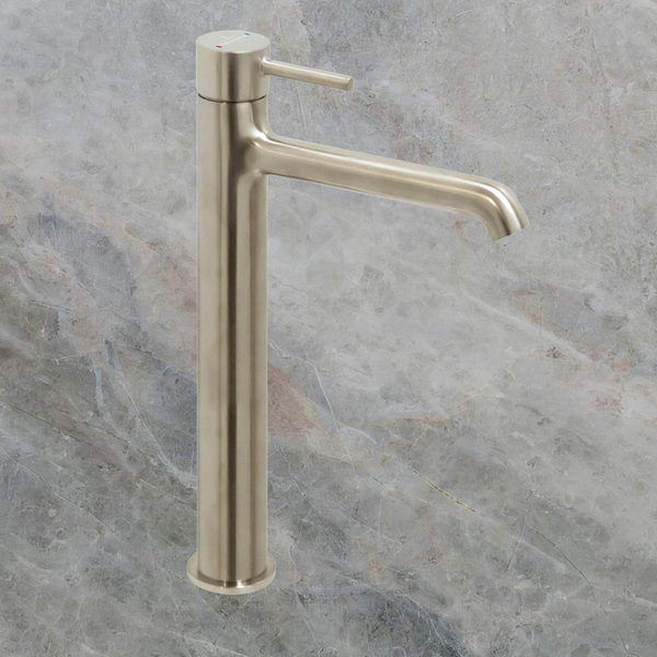 Villeroy & Boch Vita Vessel Basin Mixer Brushed Nickel