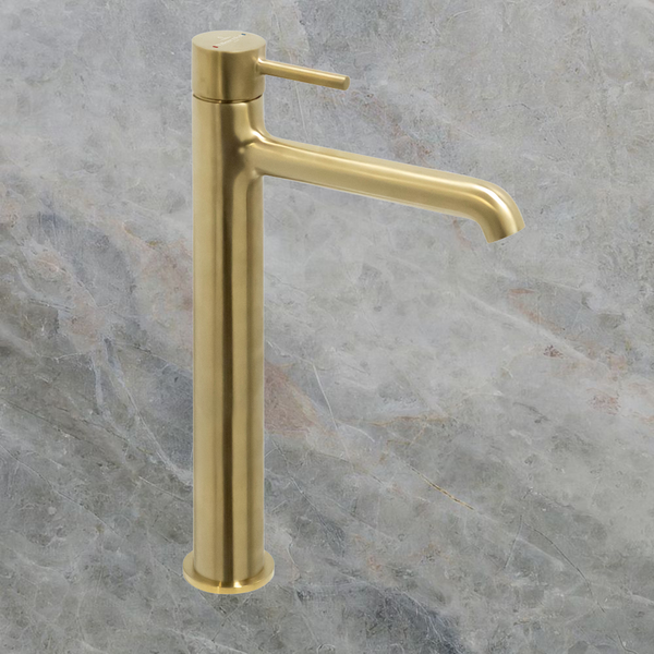 Villeroy & Boch Vita Vessel Basin Mixer Brushed Gold