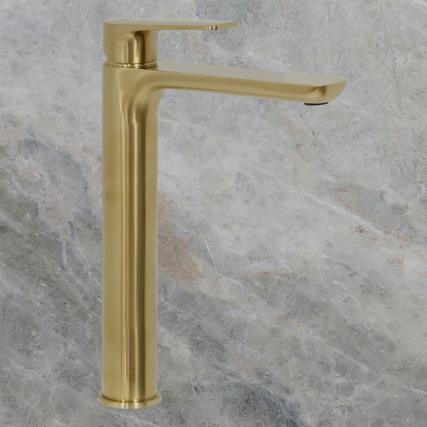 Villeroy & Boch O.Novo Style Vessel Basin Mixer Brushed Gold
