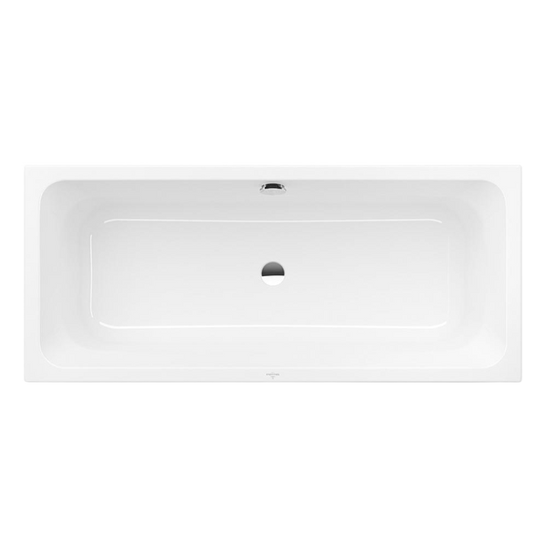 Villeroy & Boch Targa 1600mm Bath with White Overflow White