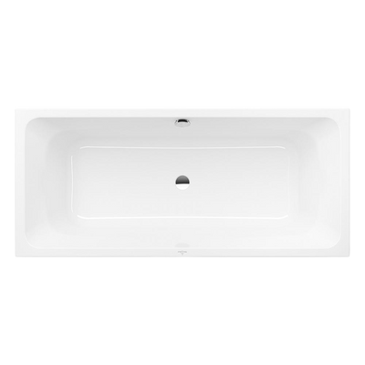 Villeroy & Boch Targa 1700mm Drop In Bath with Chrome Overflow and Bath Filler White