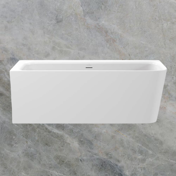Villeroy & Boch Architectura 1650mm Left Corner Back to Wall Bath CastStone White