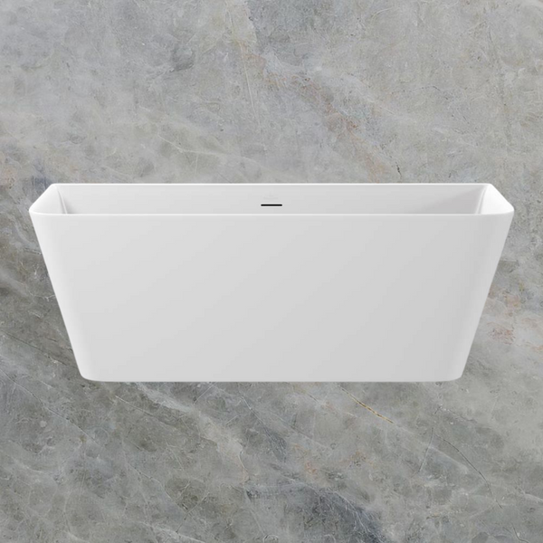 Villeroy & Boch Collaro 1650mm Back to Wall Bath CastStone White
