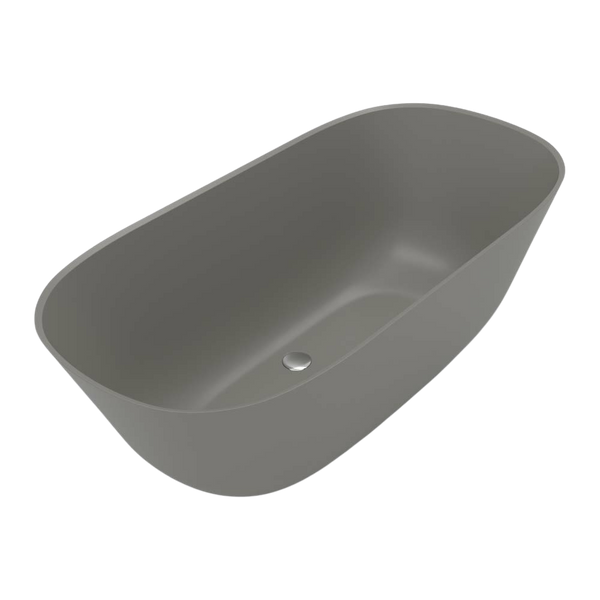 Villeroy & Boch Theano 1550mm Quaryl Freestanding Bath Grey