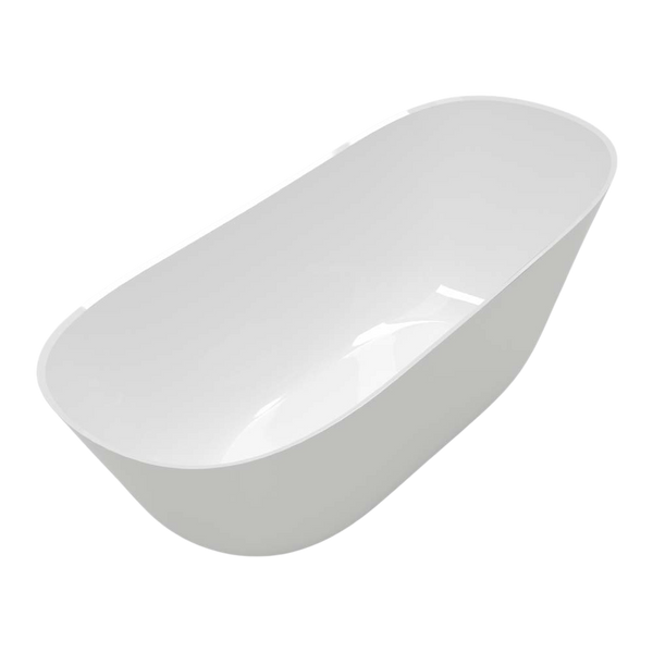 Villeroy & Boch Theano 1700mm Curved Quaryl Freestanding Bath Alpine White