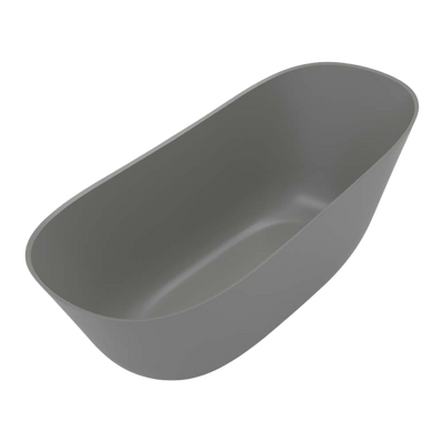 Villeroy & Boch Theano 1700mm Curved Quaryl Freestanding Bath Grey