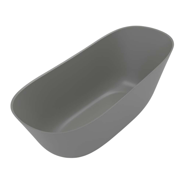 Villeroy & Boch Theano 1700mm Curved Quaryl Freestanding Bath Grey