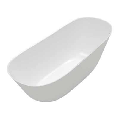 Villeroy & Boch Theano 1700mm Curved Quaryl Freestanding Bath Stone White