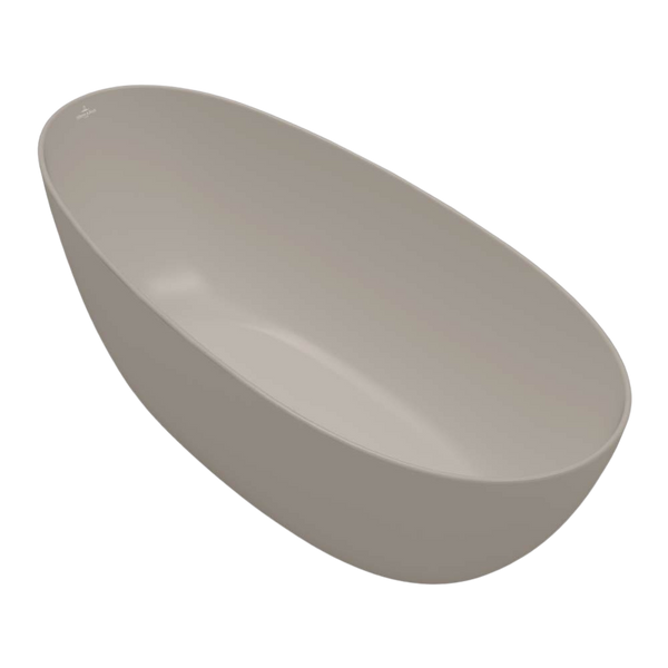 Villeroy & Boch Antao 1700mm Quaryl Freestanding Bath Almond