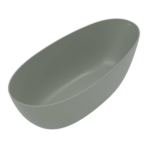 Villeroy & Boch Antao 1700mm Quaryl Freestanding Bath Morning Green