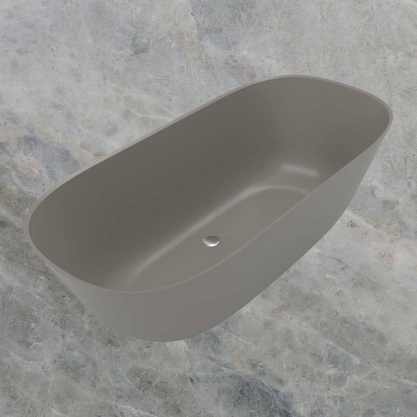 Villeroy & Boch Theano 1750mm Quaryl Freestanding Bath Grey