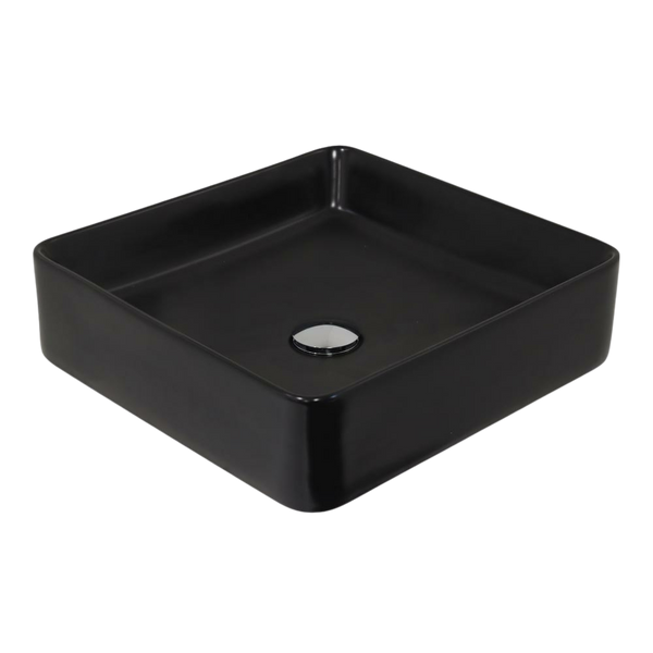 Argent Grace Neu 360mm Square Vessel Basin Matte Black