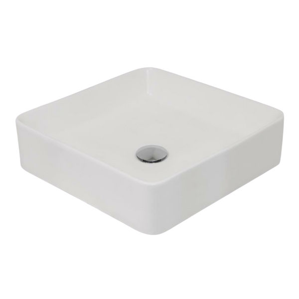 Argent Grace Neu 360mm Square Vessel Basin Matte White